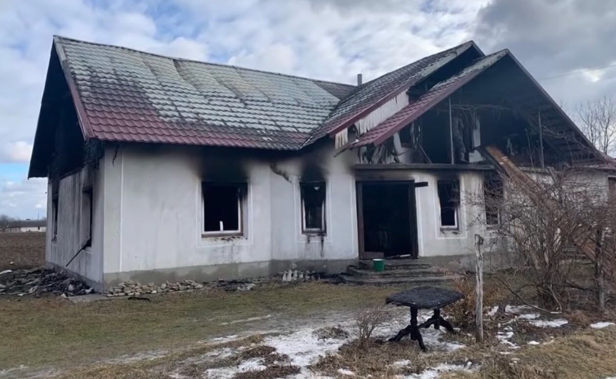 Будинок сім'ї Луканюків згорів.